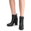 imageDREAM PAIRS Womens Chunky High Heel Ankle Boots Round Toe Fall Short Booties ShoesBlackpu