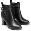 imageDREAM PAIRS Womens Chunky High Heel Ankle Boots Round Toe Fall Short Booties ShoesBlackpu