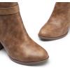 imageDREAM PAIRS Womens Chunky High Heel Ankle Boots Round Toe Fall Short Booties ShoesTanpu