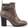imageDREAM PAIRS Womens Chunky High Heel Ankle Boots Round Toe Fall Short Booties ShoesTaupepu