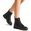 imageDREAM PAIRS Womens Combat Ankle Boots Lace up Lug Sole Fashion Booties ShoesBlack