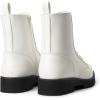 imageDREAM PAIRS Womens Combat Ankle Boots Lace up Lug Sole Fashion Booties ShoesWhite