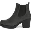imageDREAM PAIRS Womens High Chunky Heel Chelsea Ankle Boots Slip On Elastic Fall Heeled Booties ShoesGrey