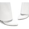 imageDREAM PAIRS Womens Knee High Boots Fold Over Chunky High Heels Long Boots Zipper Pointed Toe Dress Tall Boots Party Fashion BootsWhitepu