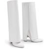 imageDREAM PAIRS Womens Knee High Boots Fold Over Chunky High Heels Long Boots Zipper Pointed Toe Dress Tall Boots Party Fashion BootsWhitepu