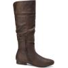 imageDREAM PAIRS Womens Knee High Pull On Fall Weather Winter BootsBrown