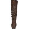 imageDREAM PAIRS Womens Knee High Pull On Fall Weather Winter BootsBrown