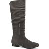 imageDREAM PAIRS Womens Knee High Pull On Fall Weather Winter BootsGrey