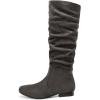 imageDREAM PAIRS Womens Knee High Pull On Fall Weather Winter BootsGrey