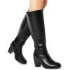 imageDREAM PAIRS Womens KneeHigh Boots Comfortable Chunky Block Heel Pointed Toe Side ZipperBlackpu