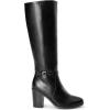 imageDREAM PAIRS Womens KneeHigh Boots Comfortable Chunky Block Heel Pointed Toe Side ZipperBlackpu