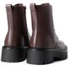 imageDREAM PAIRS Womens Lace up Combat Ankle Boots Fashion Lug Sole Platform Booties ShoesDark Brownpu