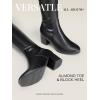 imageDREAM PAIRS Womens Laurence Over The Knee Thigh High Chunky Heel Boots Long Stretch Sexy Fall BootsBlackPu