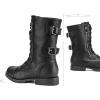 imageDREAM PAIRS Womens Mid Calf Builtin Wallet Pocket Lace up Military Combat BootsTerranblack