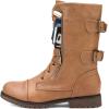 imageDREAM PAIRS Womens Mid Calf Builtin Wallet Pocket Lace up Military Combat BootsTerrancamel