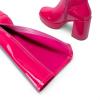 imageDREAM PAIRS Womens Platform Knee High Boots Chunky Block Heel Side Zipper Cute Gogo BootsHot Pink