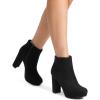 imageDREAM PAIRS Womens Stomp High Heel Ankle BootsBlack