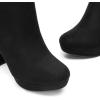 imageDREAM PAIRS Womens Stomp High Heel Ankle BootsBlack