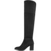imageDREAM PAIRS Womens Thigh High Block Heel Over The Knee BootsBlack