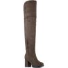 imageDREAM PAIRS Womens Thigh High Block Heel Over The Knee BootsKhaki
