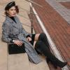 imageDREAM PAIRS Womens Thigh High Over The Knee Fashion Boots Block Mid Heel Long Sexy Faux Fur BootsBlack
