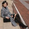 imageDREAM PAIRS Womens Thigh High Over The Knee Fashion Boots Block Mid Heel Long Sexy Faux Fur BootsBrown