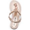 imageDREAM PAIRS Flat Sandals for Women Dressy Rhinestone TStrap Thong Flat Sandals for Summers Dress BeachChampagneGold