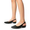 imageDREAM PAIRS Kitten Slingback Low Block Heels for Women Pointed Closed Toe Business Dress Shoes Wedding Party Comfortable Pumps ShoesBlack