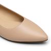imageDREAM PAIRS Kitten Slingback Low Block Heels for Women Pointed Closed Toe Business Dress Shoes Wedding Party Comfortable Pumps ShoesNude