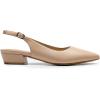 imageDREAM PAIRS Kitten Slingback Low Block Heels for Women Pointed Closed Toe Business Dress Shoes Wedding Party Comfortable Pumps ShoesNude