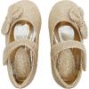imageDREAM PAIRS Toddler Girls Dress Shoes Mary Jane Flats Girls School Uniform Flats Bow Ballerina ShoesGoldGlitter