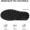 imageDREAM PAIRS Winter Boots for Women Warm Fur Lined with Zipper Flat Ankle Boots Comfortable Lightweight Outdoor Indoor BootiesGrey