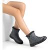imageDREAM PAIRS Winter Boots for Women Warm Fur Lined with Zipper Flat Ankle Boots Comfortable Lightweight Outdoor Indoor BootiesGrey