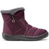 imageDREAM PAIRS Winter Boots for Women Warm Fur Lined with Zipper Flat Ankle Boots Comfortable Lightweight Outdoor Indoor BootiesPurple