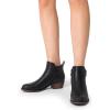 imageDREAM PAIRS Womens Ankle Boots Classic Low Chunky Heel Side Zipper Booties ShoesBlackpu