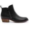 imageDREAM PAIRS Womens Ankle Boots Classic Low Chunky Heel Side Zipper Booties ShoesBlackpu