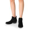 imageDREAM PAIRS Womens Ankle Boots Classic Low Chunky Heel Side Zipper Booties ShoesBlacksuede