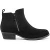 imageDREAM PAIRS Womens Ankle Boots Classic Low Chunky Heel Side Zipper Booties ShoesBlacksuede