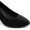 imageDREAM PAIRS Womens Block Heels Closed Toe High Chunky Rounded Toe Pumps Comfortable Slip On Work ShoesBlacksuede
