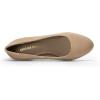 imageDREAM PAIRS Womens Block Heels Closed Toe High Chunky Rounded Toe Pumps Comfortable Slip On Work ShoesKhaki