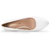 imageDREAM PAIRS Womens Block Heels Closed Toe High Chunky Rounded Toe Pumps Comfortable Slip On Work ShoesWhite