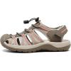 imageDREAM PAIRS Womens Closed Toe Hiking Summer Outdoor Sport Athletic SandalsBrownWatermelonRed