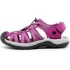 imageDREAM PAIRS Womens Closed Toe Hiking Summer Outdoor Sport Athletic SandalsPurpleknit