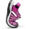 imageDREAM PAIRS Womens Closed Toe Hiking Summer Outdoor Sport Athletic SandalsPurpleknit