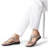 imageDREAM PAIRS Womens Comfort Dressy Rhinestone Summer Beach Sandals Slipon Flat Walking Orthopedic Sandals with Elastica Back StrapGrey
