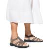 imageDREAM PAIRS Womens Comfortable Arch Support Dressy Flat Sandals Elastic Open Toe Walking Shoes for SummerBronze