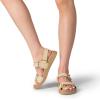 imageDREAM PAIRS Womens Comfortable Open Toe Flat Sandals Fashion One Band Summer Dessy SandalsNaturalraffia