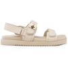 imageDREAM PAIRS Womens Comfortable Open Toe Flat Sandals Fashion One Band Summer Dessy SandalsNude