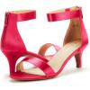 imageDREAM PAIRS Womens Fiona Fashion Stilettos Open Toe Pump Heeled SandalsFuchsia