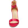 imageDREAM PAIRS Womens Fiona Fashion Stilettos Open Toe Pump Heeled SandalsFuchsia